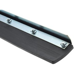 PRO SOURCE 36″ Rubber Blade Floor Squeegee Tapered End, Black
