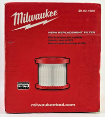 Milwaukee Tool 49-90-1900 Cartridge Filter, Fits Milwaukee 0880-20 Vacuum