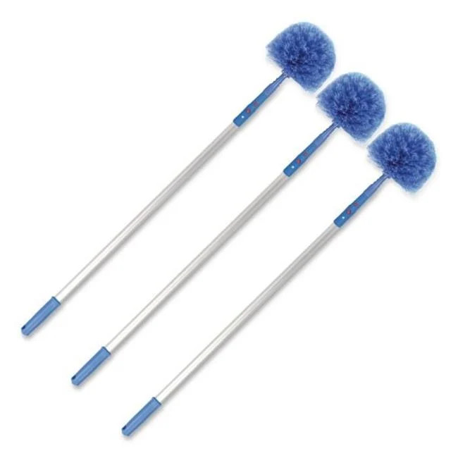 3-6 ft. Cobweb Duster with Telescopic Pole Silver & Blue #GCEGRI1026F3PK