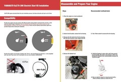YAMAKATO Electric Start Kit for Honda Gx340 GX390 11HP 13HP Type 2 *NEW IN BOX*