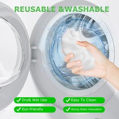 10 Pack Universal Steam Mop Pads, Pads for Handheld White