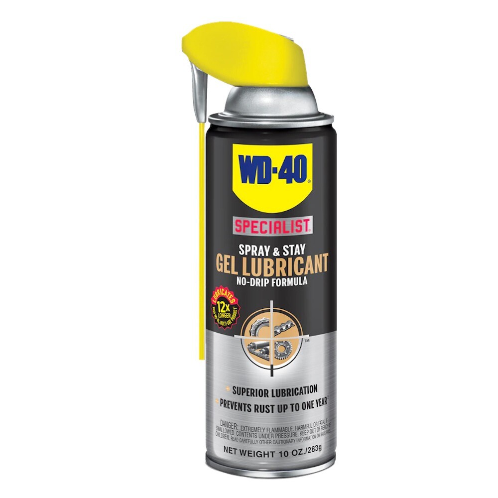 WD-40 Specialist Spray and Stay Gel Lubricant 10 oz. (Pack of 6) 30010  