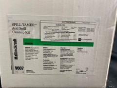 MALLINCKRODT Laboratory Acid SPILL TAMER Cleanup Control Kit V607-01