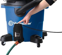 Vacmaster Pump Wet and Dry with Shut Off Valve and High Impact Housing