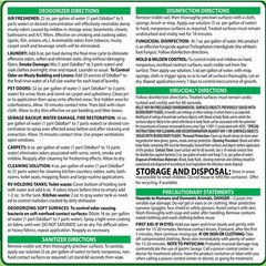 OdoBan Disinfectant Concentrate and Odor Eliminator, Made in the USA, Original E