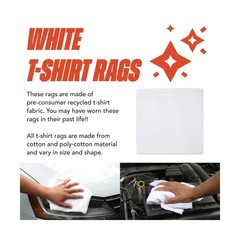Arkwright W43 Cotton Tshirt Rags – 5 lb Bag – Soft Lint Free Cloths… Fast Ship
