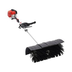 52cc Handheld 2.3HP Gas Power Sweeper Broom Lawn Driveway Walkway Snow Clean EPA