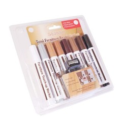 1 Count (Pack of 17), Black, Gray, Maple, Oak, Cherry, Walnut, Mahogany, White