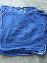 500 New B Grade Great Mechanics Shop Rags Towels Blue 13″X14″