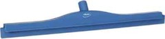 Vikan 77143 Blue 24″ Rubber Blade Floor Squeegee without Handle