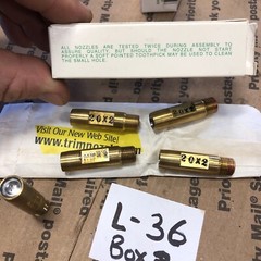 Gatewood, Needle Jet, Brass Nozzle, Stainless Tip, 0.020, Lot of 5 1137 20×2 Tip