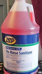Zep ProVisions No-Rinse Sanitizer Liquid Disinfectant 1 Gallon (3.78L)