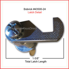 Bobrick Cam Lock Set #43500-24 for Paper Towel & Toilet Tissue Disp. (1/set)