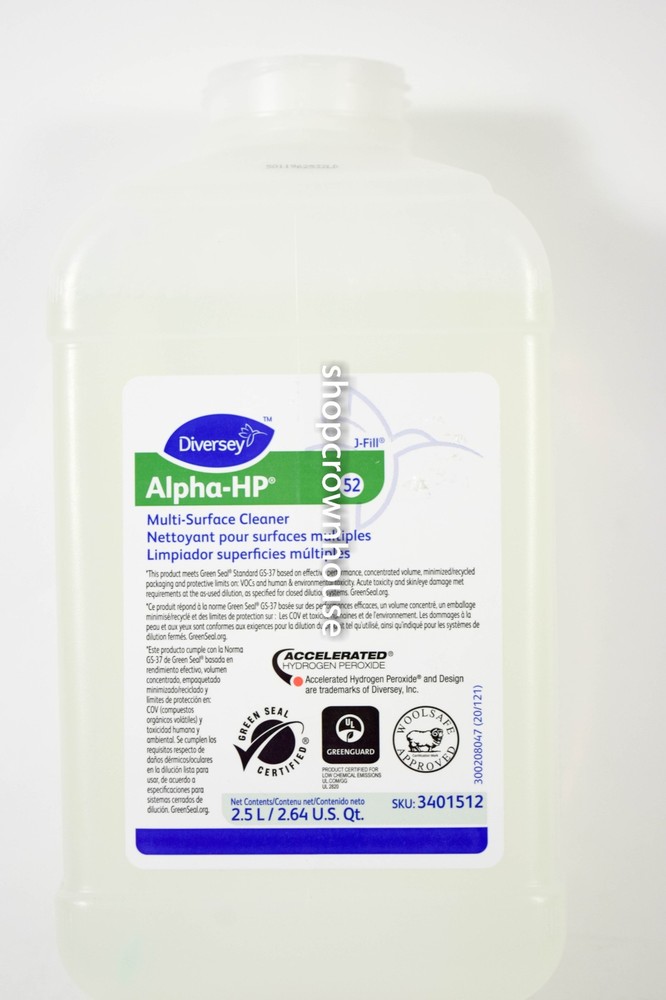 DIVERSEY ALPHA-HP 52 Multi-Surface Cleaner Citrus Scent 2.5L