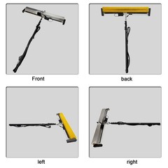 Roof/ Solar Panel Electric Cleaning Roller Brush (110V, 150W, 5m Pole)