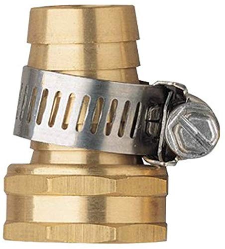 cozyou 2 Pack 5/8 Inch Brass Female Thread Hose Repair Mender Inch,