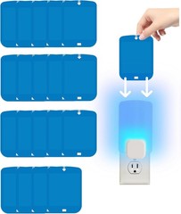20 Pcs Refill Cartridges for Stem Flying Insect Light Trap, Replacement Blue