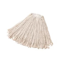 Rubbermaid Commercial Fgf51800wh00 1 In String Wet Mop, 28 Oz Dry Wt, Slide On