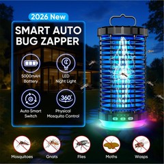 Createfun Bug Zapper Outdoor 2026 Upgraded 3 In 1 Rechargeable Bug Zapper