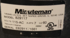 Minuteman Lead Vacuum Wet or Dry 6 Gallon “No Hoses Included”