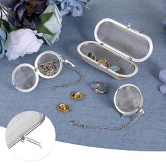 3 Pack Ultrasonic Cleaner Basket, Small Parts Jewelry Cleaning Basket…
