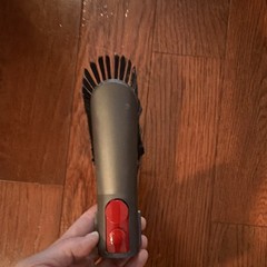 Dyson 1W7451 Vacuum Cleaner Brush Nozzle Attachment Gray/Black Red Button