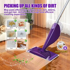 50 Pack Wet Jet Pad Refills for Swiffer Mop Pads, Purple