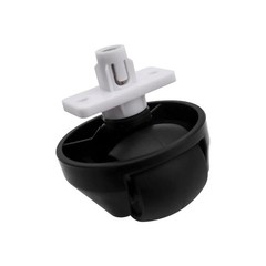 Front Caster Wheel Replacement Compatible with Roborock S4 S6 Black, White