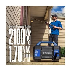 Westinghouse ePX3100v Electric Pressure Washer, 2100 Max PSI 1.76 Max GPM, Bu…