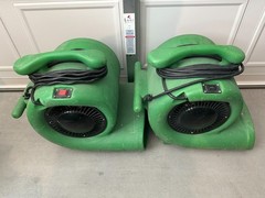 Pair (2) Dri-Eaz Sahara Pro HP Air Movers – F199- ServPro Edition