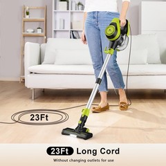Intercleaner 23Ft Corded Vacuum Cleaner2 Operation Mode Powerful Suction