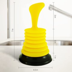 Meadow Lane Small 7″ Sink Plunger – Mini Clog Remover for Kitchen & Bathroom …