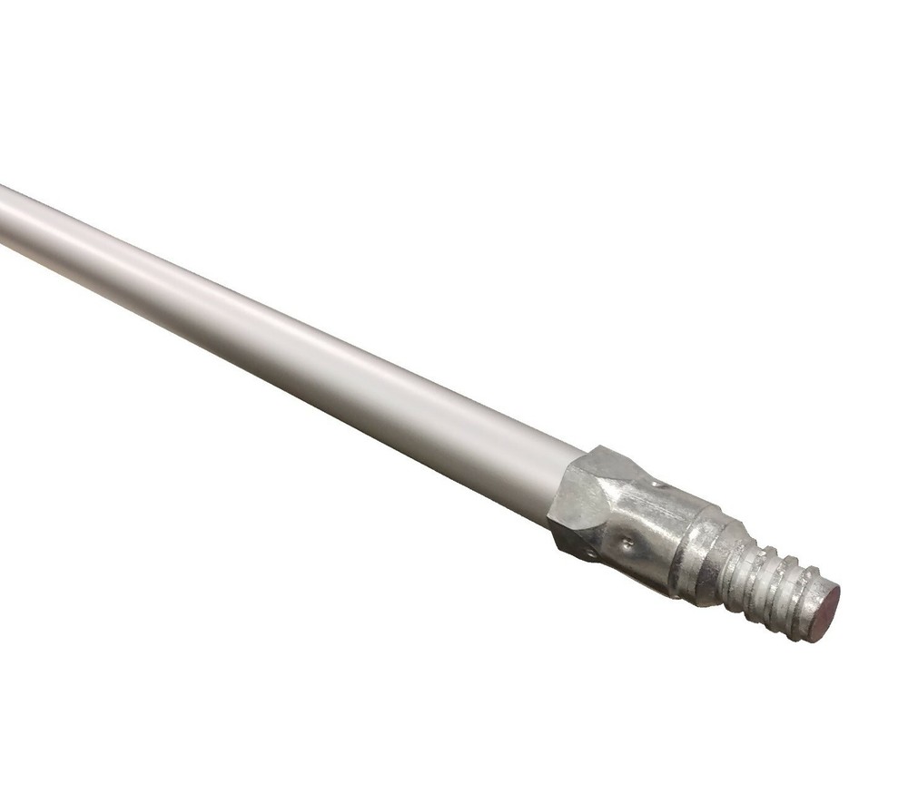 54″ Anodized Aluminum Broom, Mop Handle with Metal Thread
