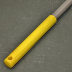 (16) Vikan 26″ Broom Handles, (12) Yellow 29816 & (4) Red 29814, European Thread