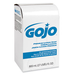 GOJO Premium Lotion Soap Refill, Waterfall Scent, 800 mL, 12/Carton