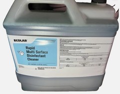 Ecolab 6102257 Rapid Multi Surface Disinfectant Cleaner 2.5 Gallons
