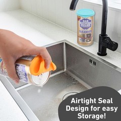 4 Pack Silicone Powder Cleanser Lids, Compatible with Bar Orange and Blue