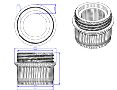 Hose Tube Pipe Assembly ADAPTER for HILTI VC 20-U 40-U VC 20 40 VC20 VC40 Vaacum