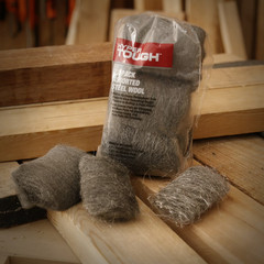 Multi Grade Assorted Steel Wool Pads for Cleaning Polishing Sanding 12 Pack
