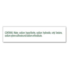 OUTDOOR BLEACH, 81 OZ BOTTLE, 6/CARTON
