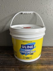 Uline S-24645 Jumbo Disinfecting Wipes Citrus Scent 900 Count 10 Lbs 12 Oz
