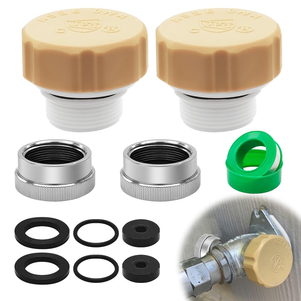 Langina 2PCS UPC ASSE 1019-A Repair Kit, Vacuum Breaker 3/4GHT, Yellow