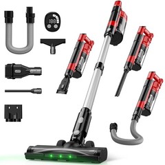 Zexape Cordless Vacuum Cleaner For Milwaukee Battery 7-In-1 Lightweight Stick
