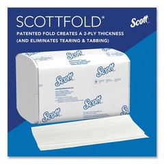 Scott 01980 9.4 in. x 12.4 in. 1-Ply Pro Scottfold Towels – WT (25 PK/CT) New