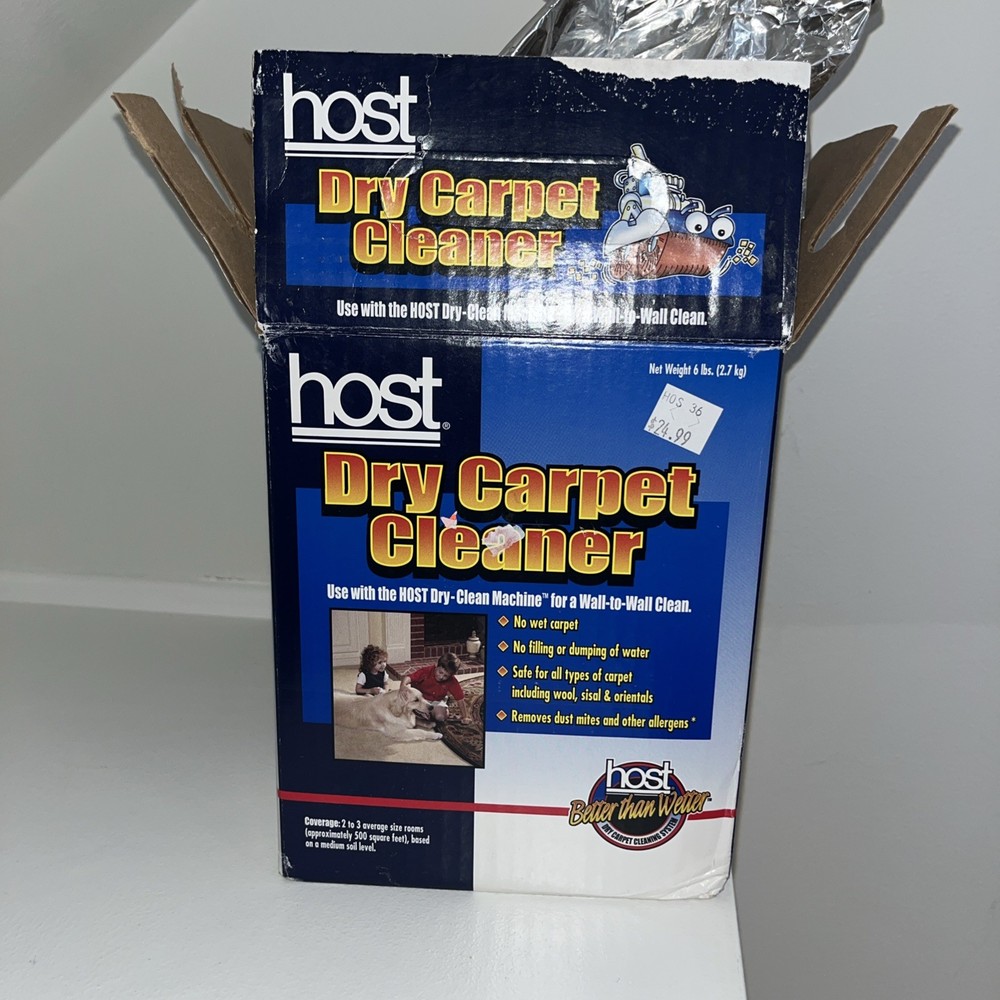Host Dry Carpet Cleaner Powder Compatible with Host Dry-Clean Machine.