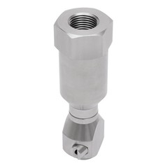 360° Rotating Spray Nozzle – 304 Stainless Steel, 50L/Min Flow High Pressur