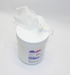 Sanitary Rags In A Jar. Shop Rag in 12 plastic dispensers Non woven cleaning $5