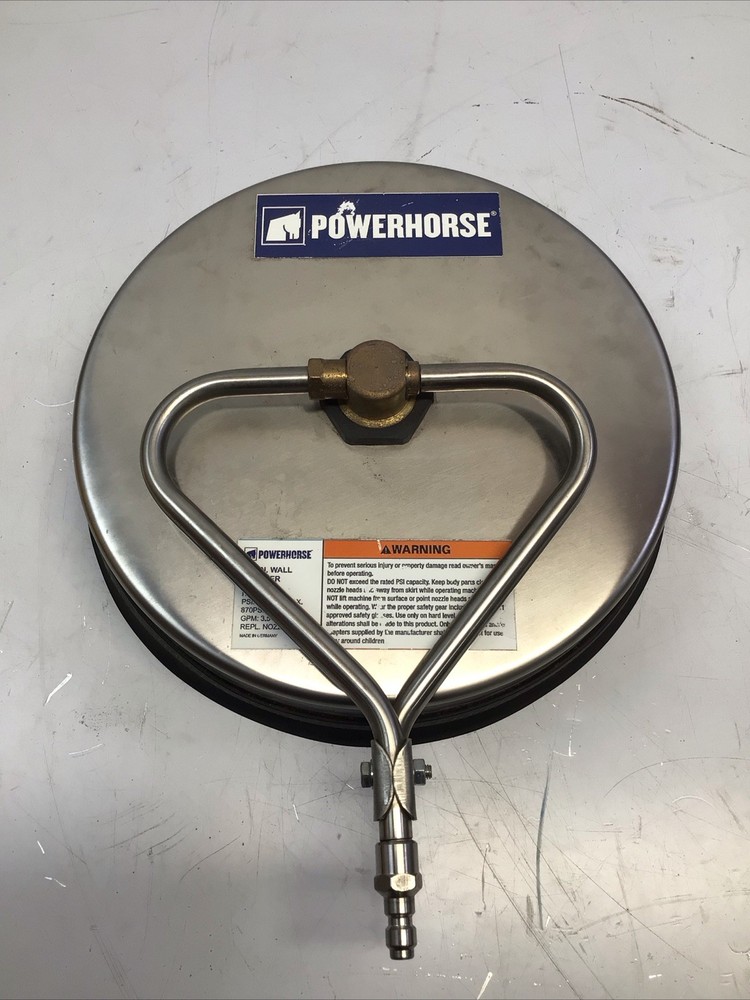 Powerhorse Wall Pressure Washer Surface Cleaner 12.5in. Dia 3000 PSI 3.5 GPM
