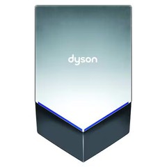 Dyson Hu02 Automatic Hand Dryer, 12 Sec Dry, 79, 100 To 120V, Silver,