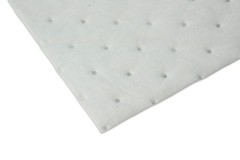 AABACO Oil Only ABSORBENT PADS – 100 LIGTH WEIGTH SHEETS, 15″X17″ WHITE